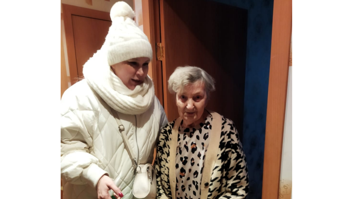 новогоднее чудо для долгожительницы