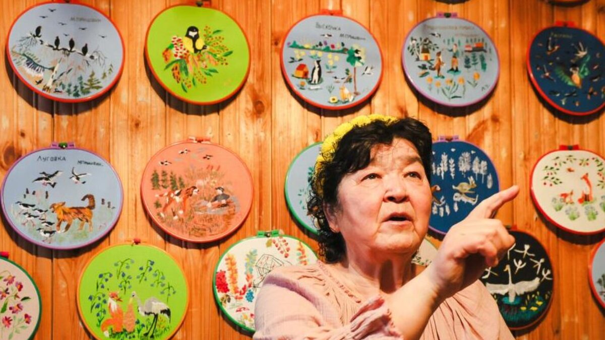 Необычная вышивка калмыцкой мастерицы и её непростая судьба