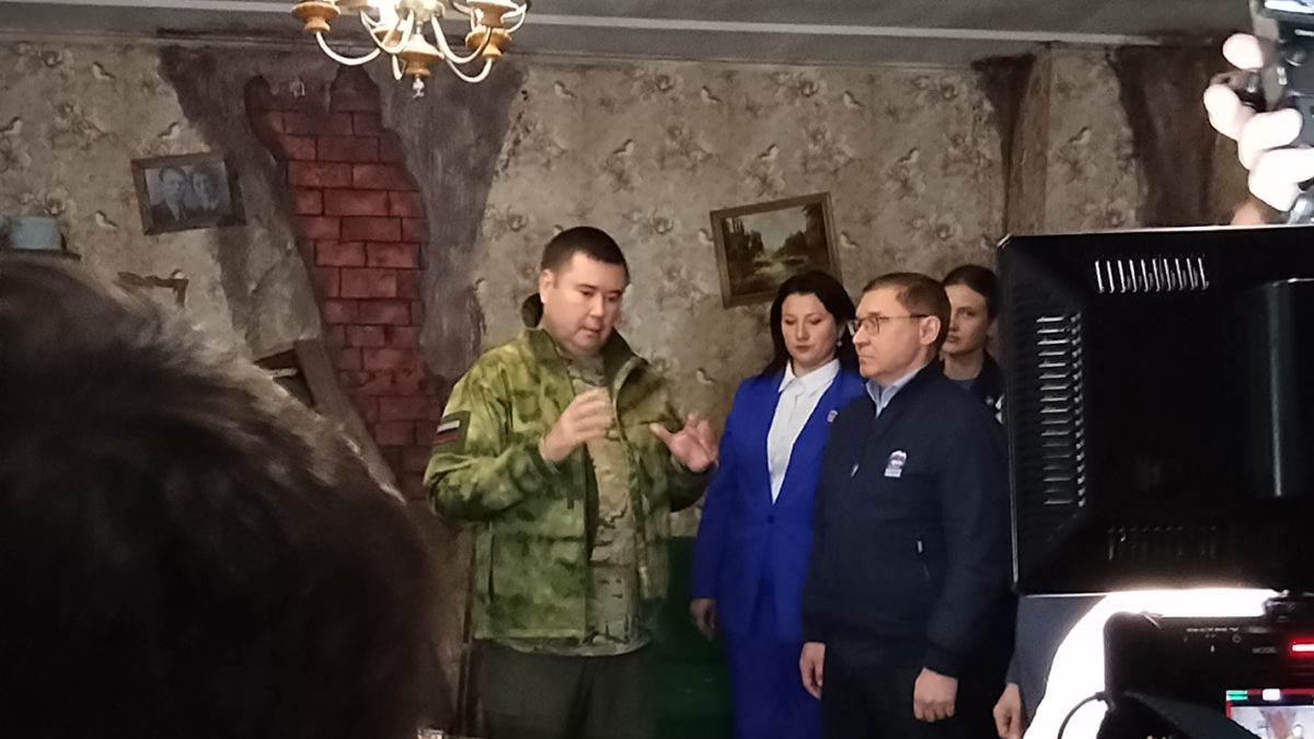 С.Ладочкин на презентации экспозиции Квартира Ветерана