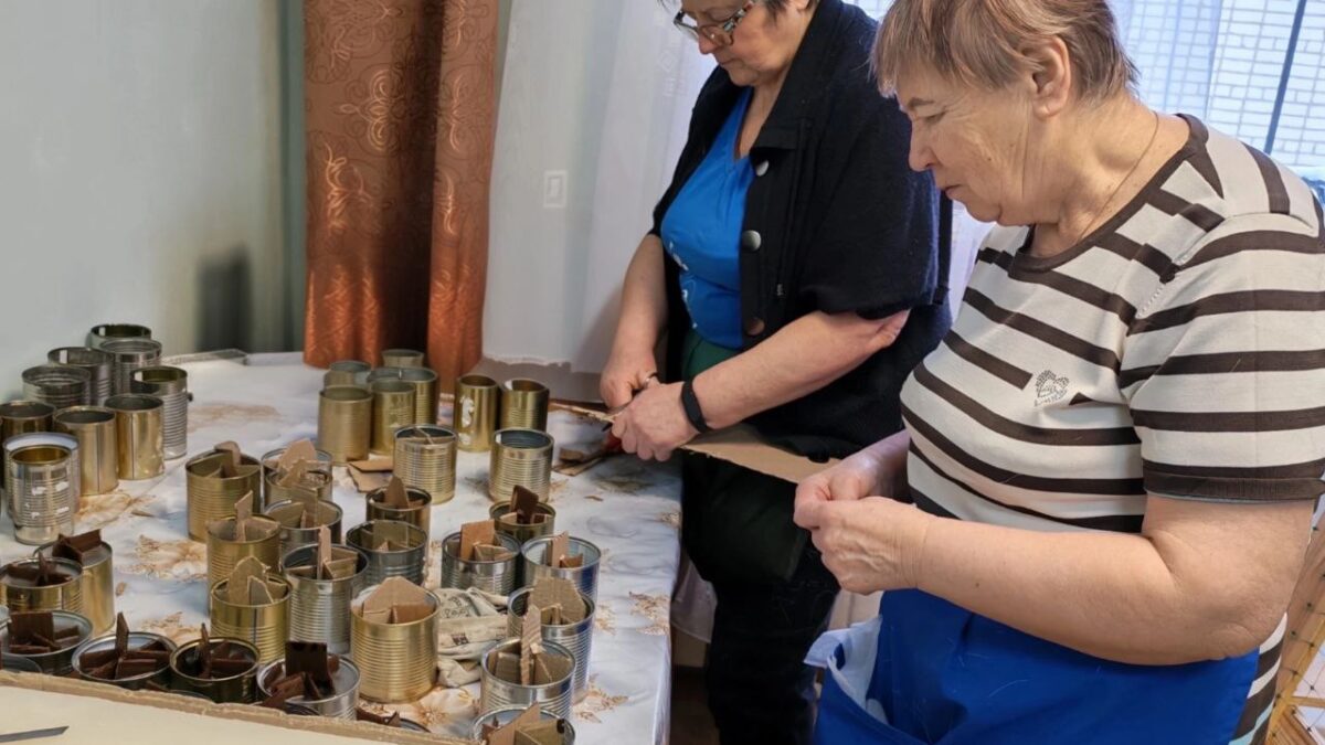 Источник тепла и света для защитников