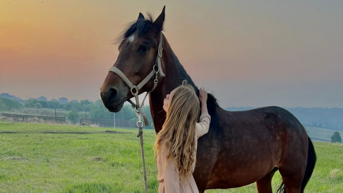 Спасает лошадей бывшая спортсменка Анна Донская