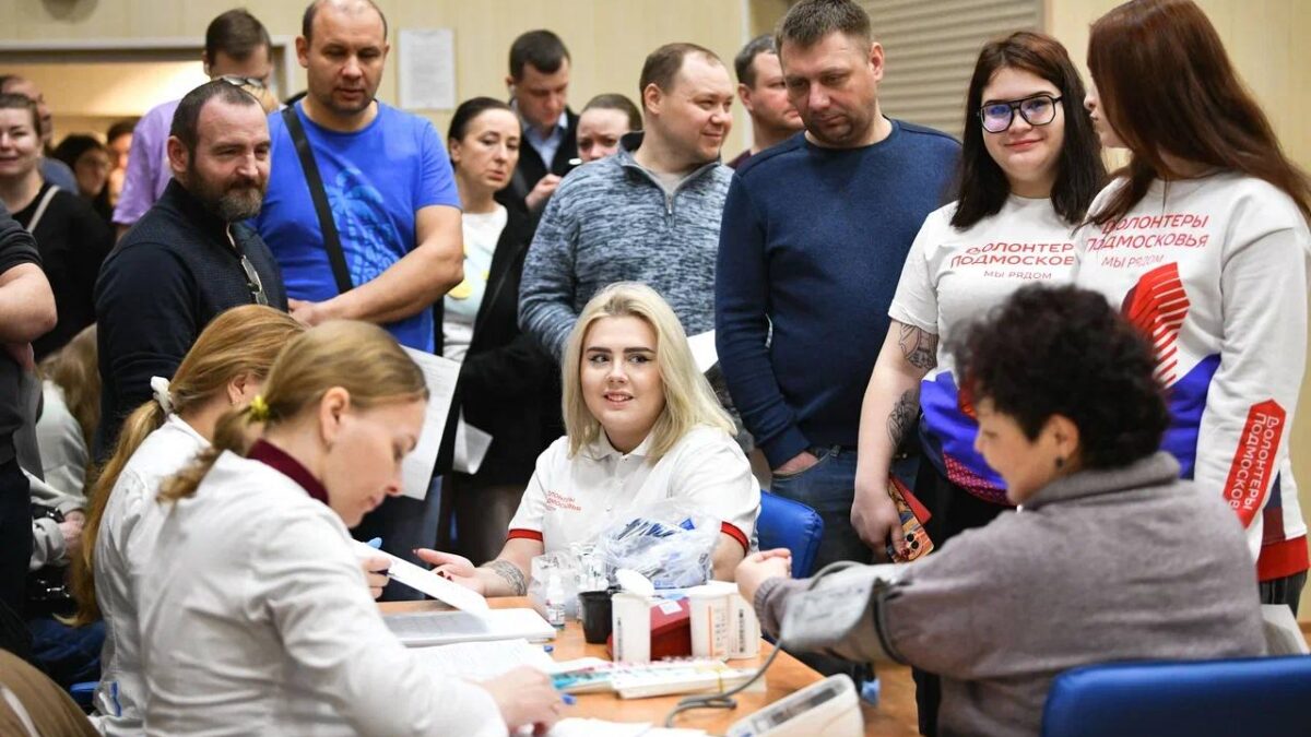 Химкинские волонтеры поддержали донорскую акцию «За жизнь»