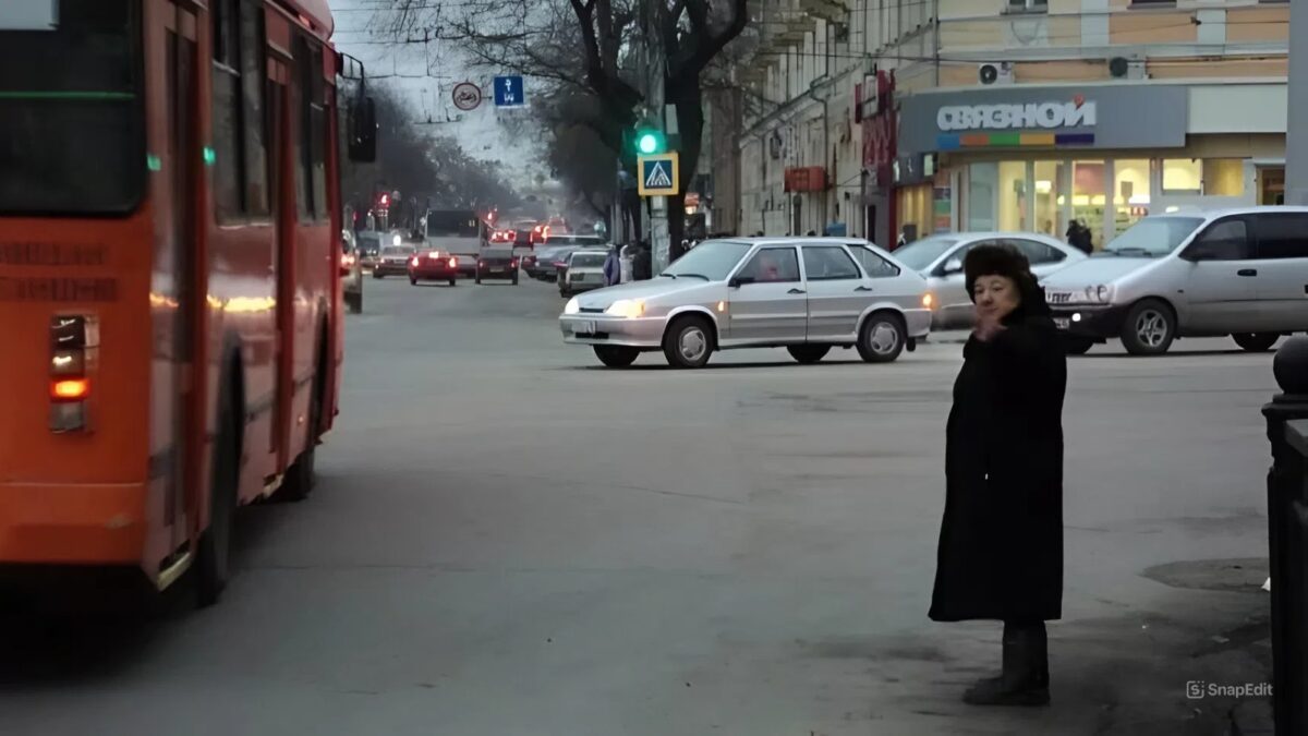 Бабушка-регулировщица из Воронежа стала звездой сети