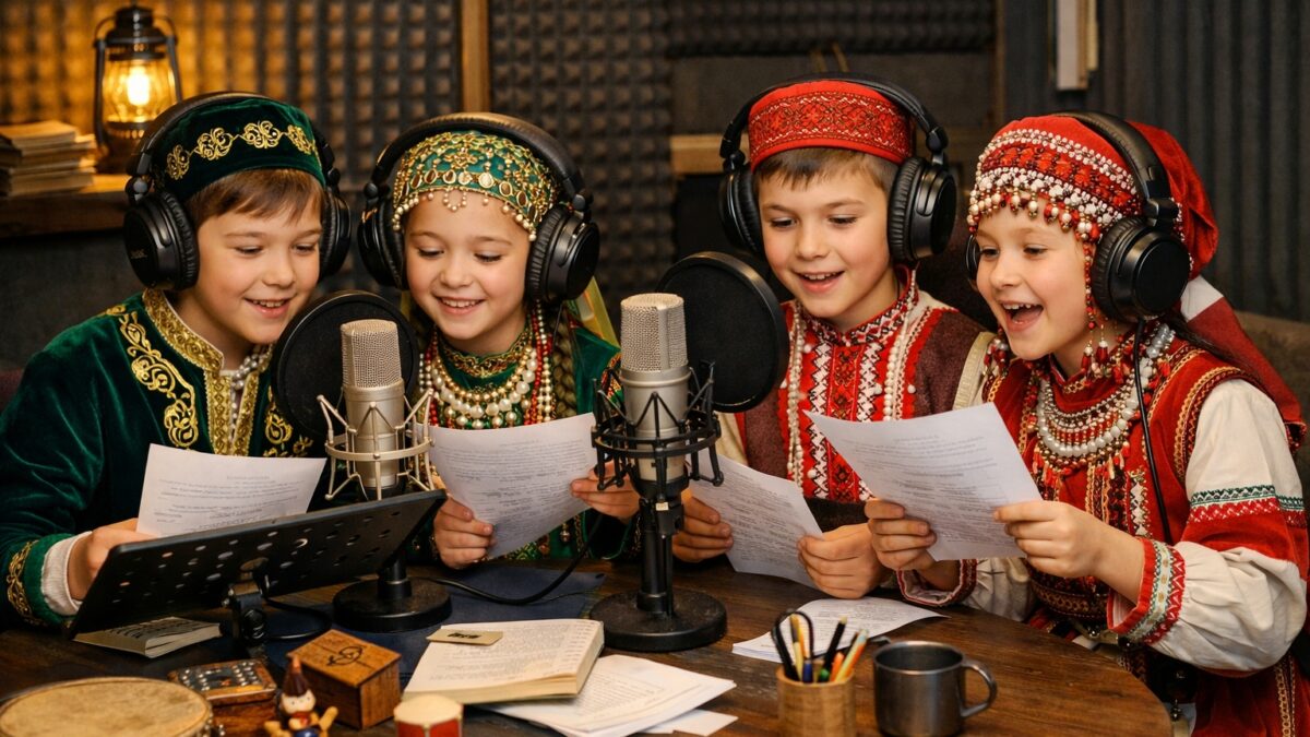 Подростки Приволжья создадут аудиоспектакли по народным сказкам на родных языках