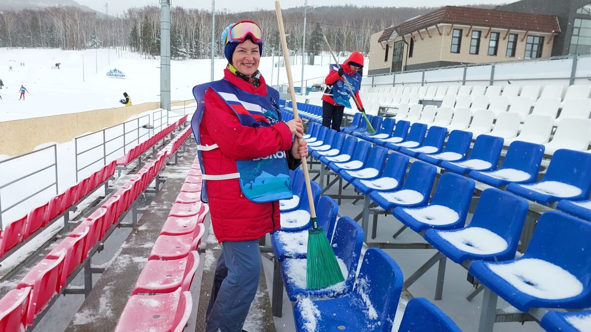 Волонтеры в спорте