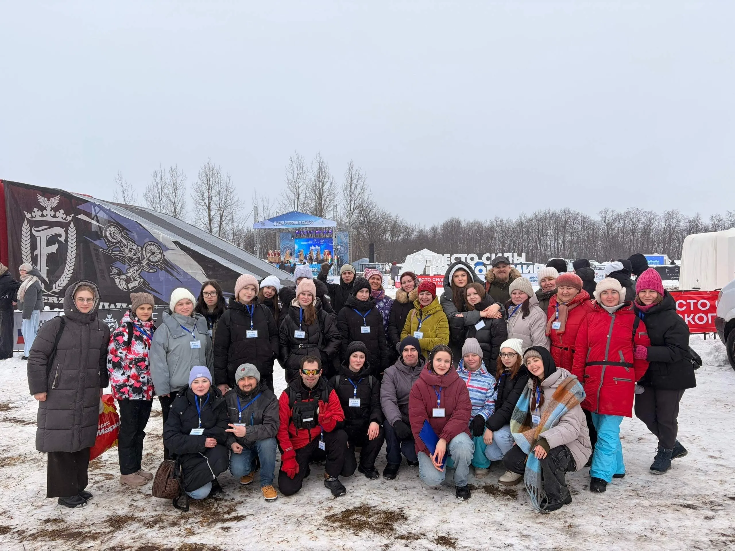 В снегах Кириллова!