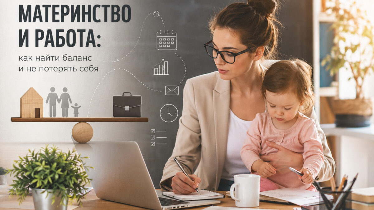 Материнство и работа: как найти баланс и не потерять себя