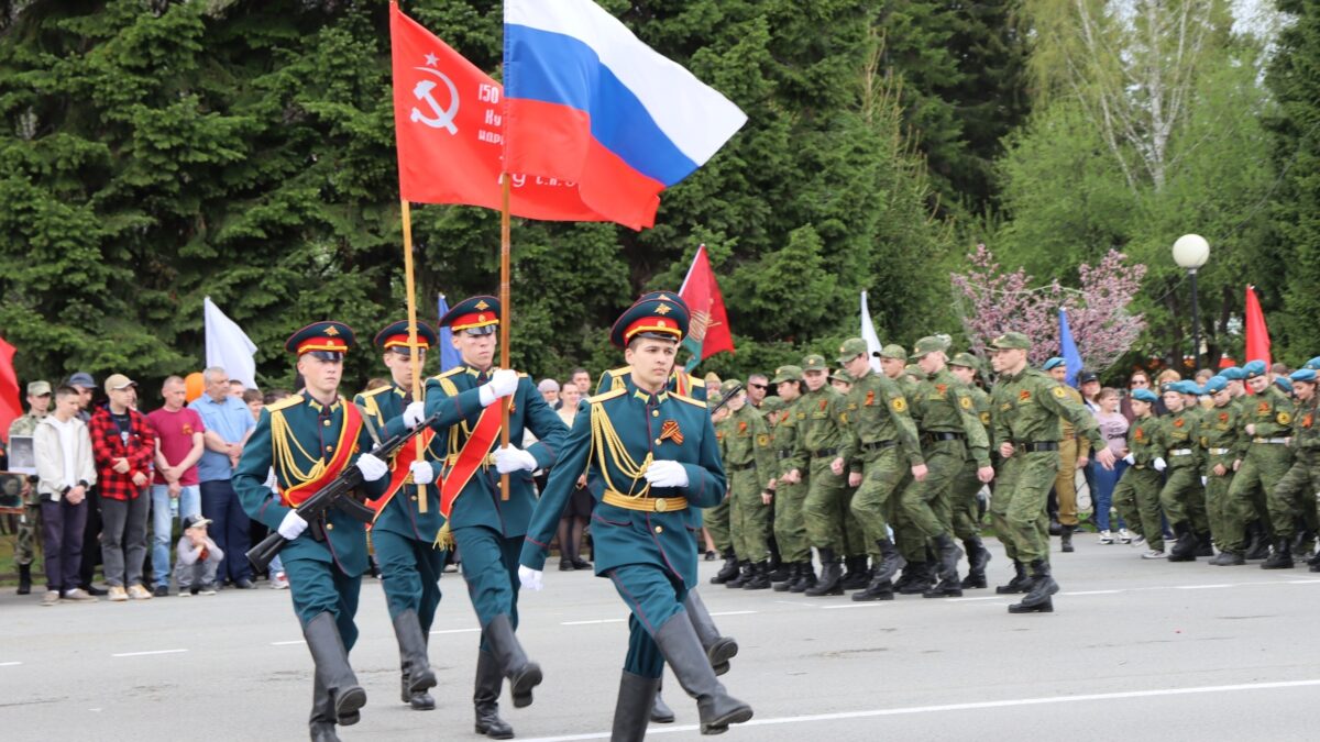 ПАРАД ПОБЕДЫ СГ ДПВС, ВСС, ЮНАРМЕЙСКИХ ОТРЯДОВ И ВОСПИТАННИКОВ ЮРГИНСКОГО ДЕТСКОГО САДА