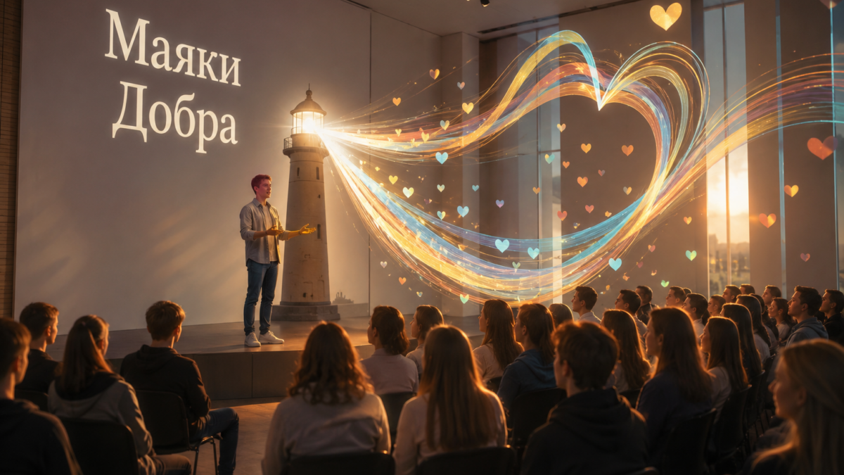Моя первая «Добрая лекция» в рамках проекта «Маяки Добра»: как я зажёг интерес к волонтерству