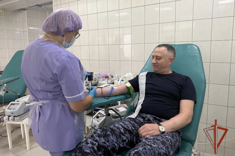 Росгвардейцы сдали более 7 литров крови для медицинских учреждений Томской области