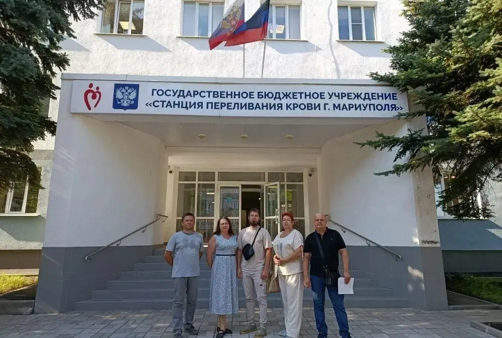 КАПЛЯ КРОВИ — ШАНС НА СПАСЕНИЕ: СОТРУДНИКИ ФИЛИАЛА «МАРИУПОЛЬТЕПЛОСЕТЬ» ПРИНЯЛИ УЧАСТИЕ В ДОНОРСКОЙ…