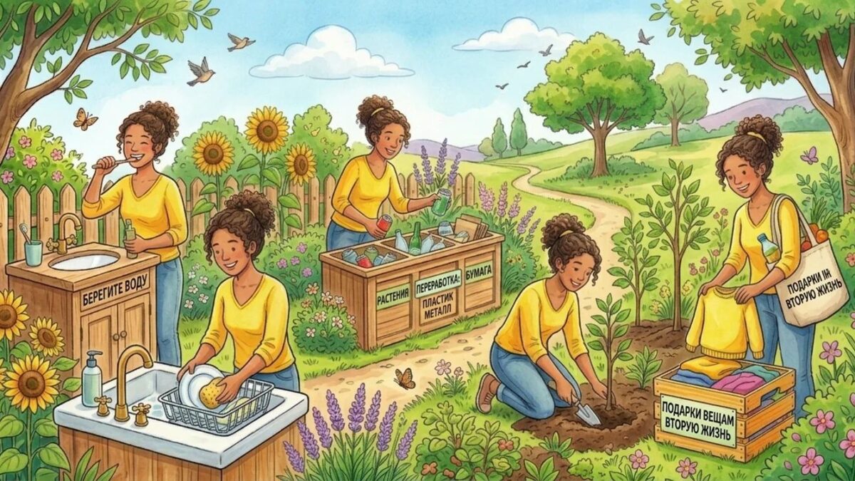 Эко-привычки на каждый день: как спасти планету, не выходя из дома