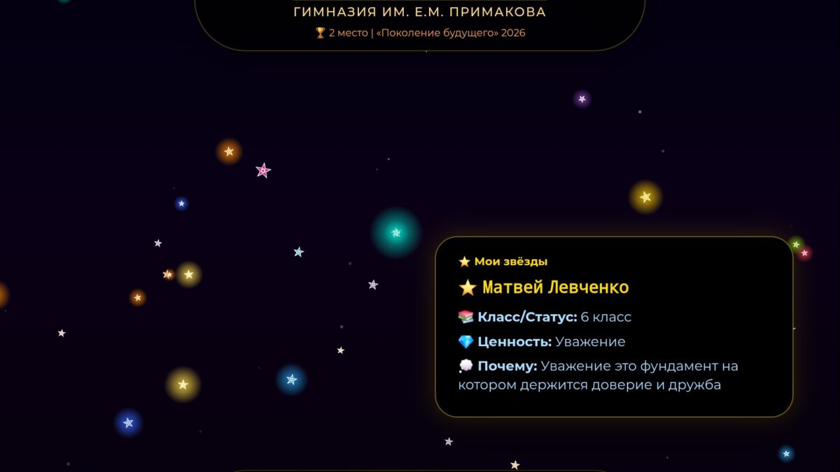 Когда ценности становятся звездами