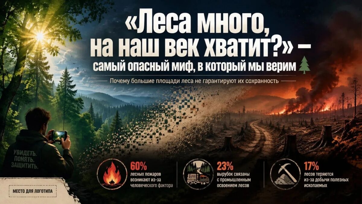 «Леса много, на наш век хватит?» — самый опасный миф, в который мы верим 🌲